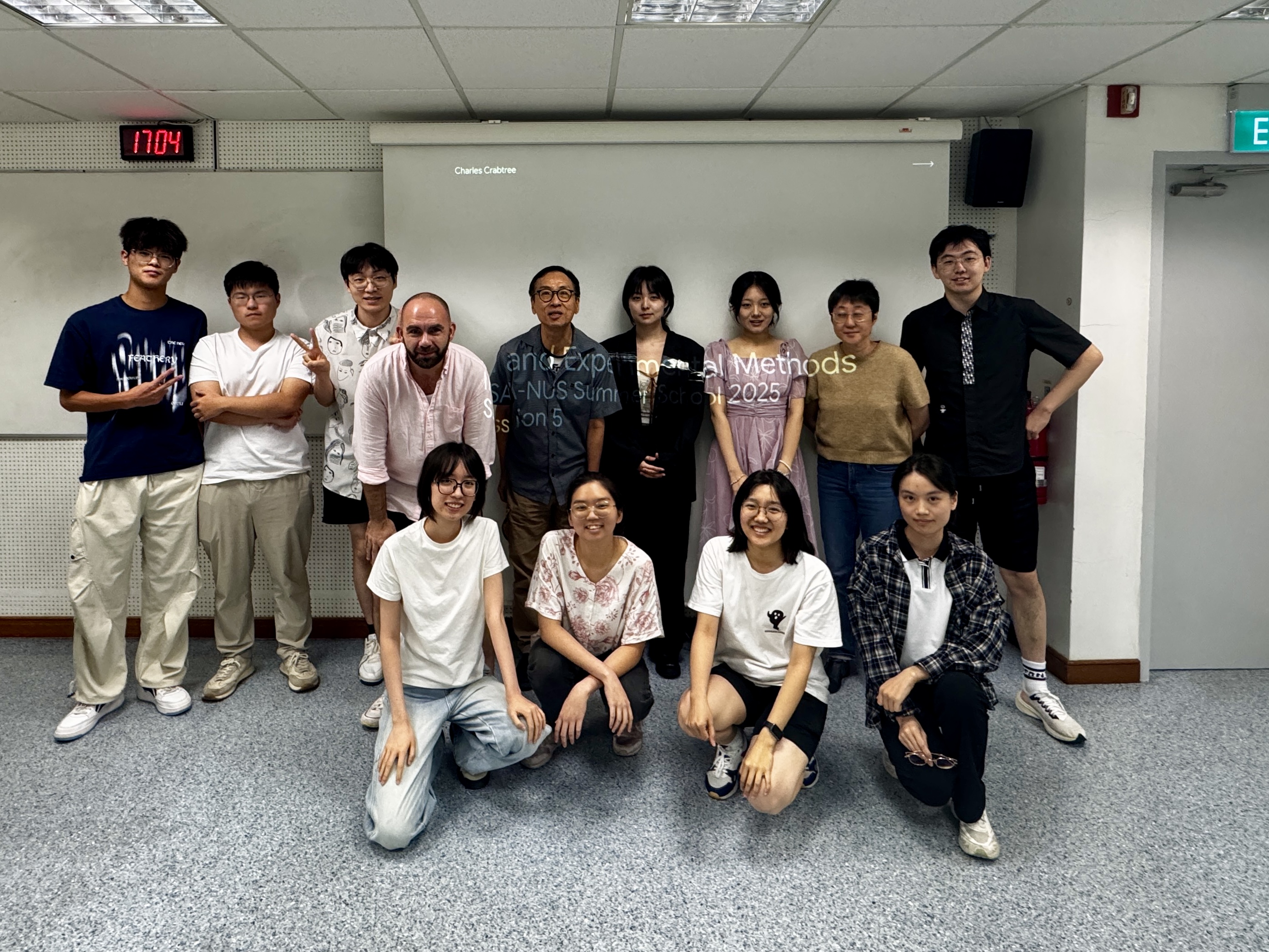 With AI and Experimental Methods students at IPSA-NUS 2025